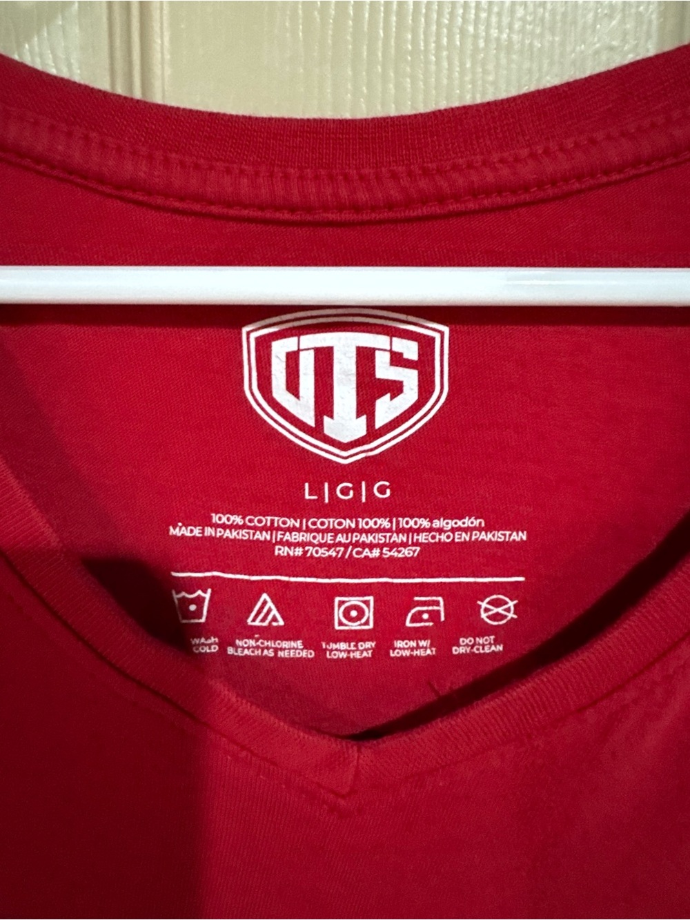Kansas City Chiefs Red Long-Sleeve V-Neck Tee - Picture 2 of 2